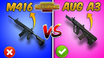 M416 vs AUG A3 Ultimate Weapon Comparison (PUBG MOBILE) Guide/Tutorial