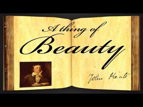 keats as a poet of beauty