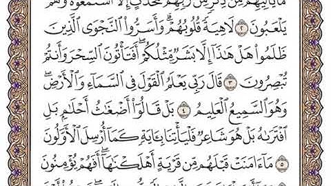 سورة الانبياء ايات الحفظ من1_7 للسادس الاعدادي العلمي والادبي ياسر الدوسري 2023
