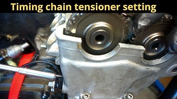 Timing chain tensioner setting kawasaki zx9r