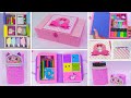 Cool cardboard crafts // Cute ideas Organizer and pencil case for storing stationery