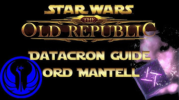 SWTOR - Datacron Guide - Ord Mantell (Republic)