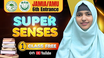 Class 6th Jamia & AMU Entrance 2026 🔥 | Full Crash Course