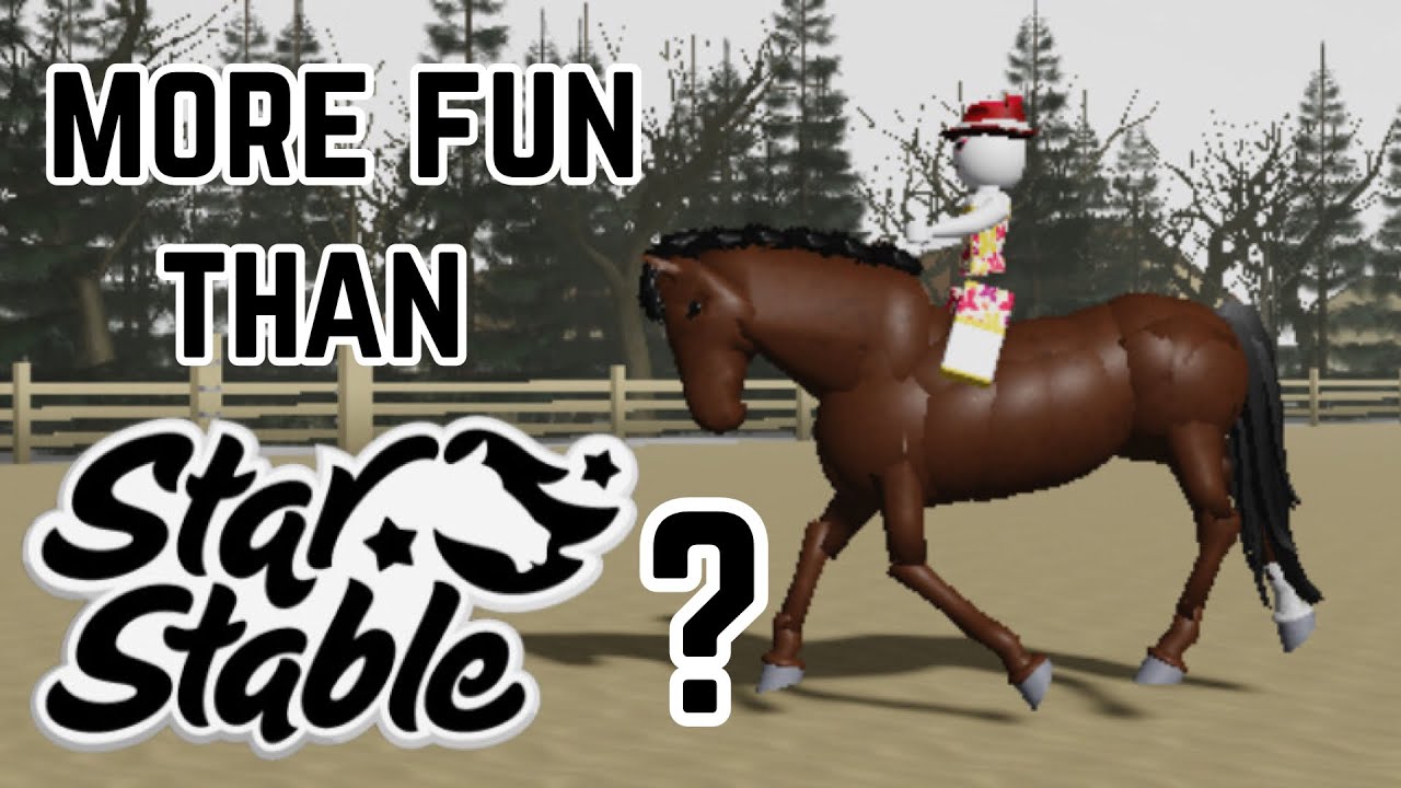 THE BEST ROBLOX HORSE GAME 