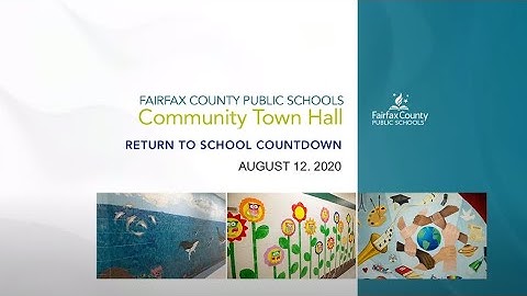 FCPS Town Hall 8-12-20