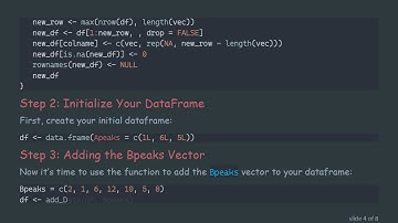 How to Add an Integer to an Existing DataFrame of Different Column Length in R