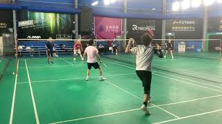 陌生隊友再次組隊繼續陌生😹#羽毛球 🏸#每日一笑 #運動 #badminton #同樂