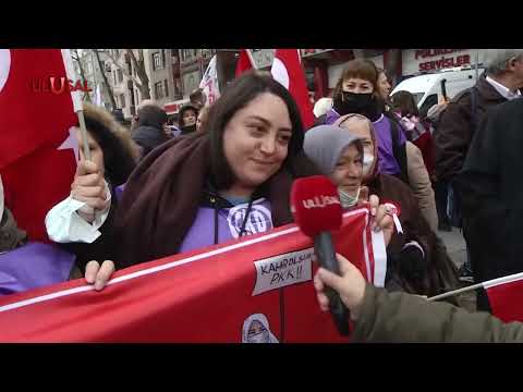 CKD'nin mitingine gelenler mesajlarını Ulusal Kanal'dan verdi