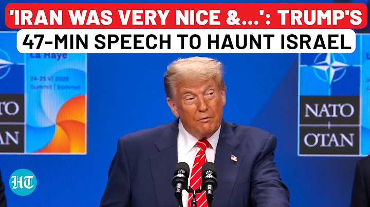 Full NATO Speech: Trump Stuns Netanyahu Again, Jokes About Iran Missile Strike with Bizarre Flex