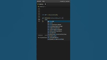 forEach loop in #javascript #shorts