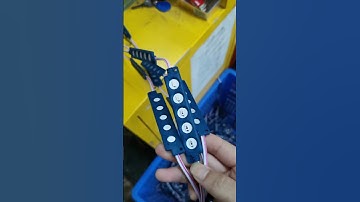 5 LEDs form a waterproof LED module production scene
