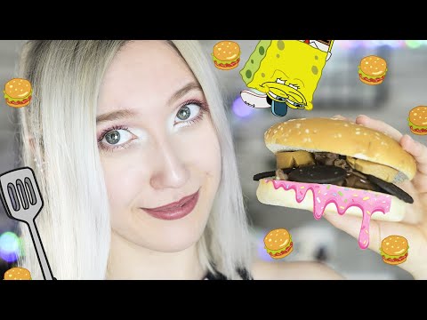 🤤 ვამზადებ ბურგერს ტკბილეულისგან 🍔 😋