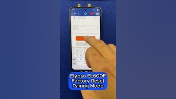 Fabrieksinstellingen herstellen en koppelingsmodus van de Elypso-thermostaat