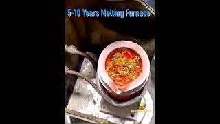 Gold silver copper platinum palladium rhodium induction melting furnace