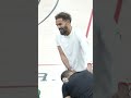 Trae Young warming up at the Drew League
