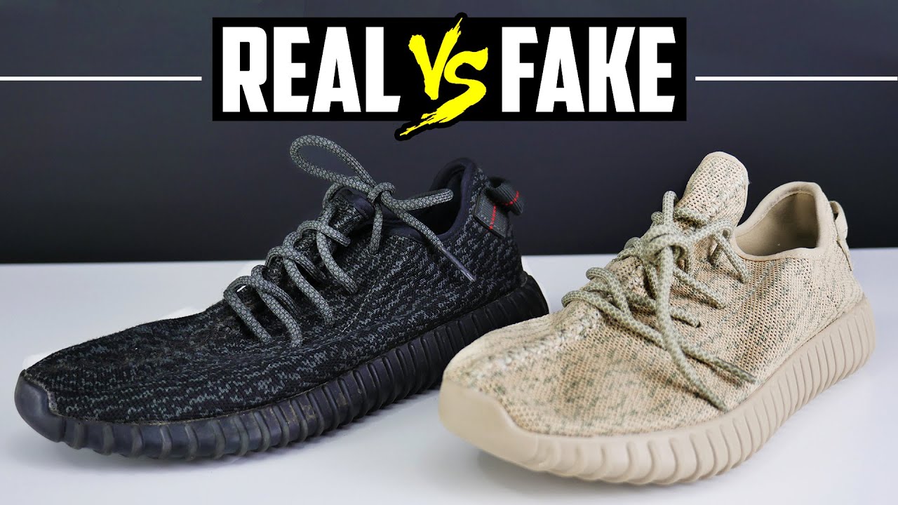besøgende defekt Rejsende købmand REAL vs FAKE! - Kanye West Yeezy's - YouTube