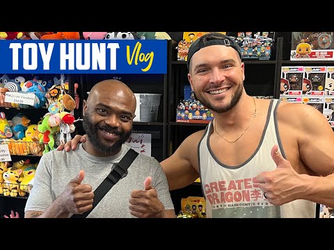 STOKELY HATHAWAY GOES TOY HUNTING • Ethan Page Toy Hunt Vlog