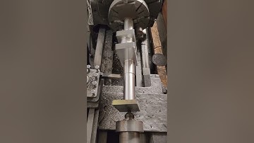 Compressor Crankshaft machining by lathe machine #lathe
