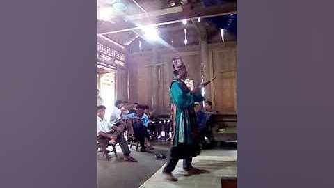 Đám cấp sắc 5 đèn của người dao quần chẹt ở thanh phát sơn dương tuyên quang