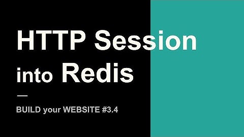 Store the HTTP Session into Redis | Spring Boot Backend #3.4