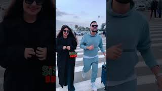 Şəbnəm Tovuzlu Ilə Kərim Bir Arada Hava Limanında