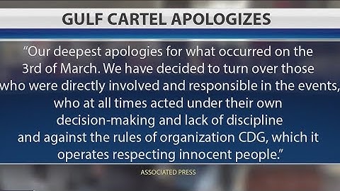 Mexican cartel allegedly sent apology letter for death of 4 Americans