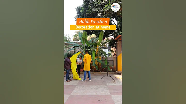 Must watch if you are getting married😍Haldi function decor ideas at home without event planners