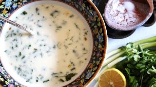 Armenian Yogurt Soup Spas Recipe - Սպաս - Heghineh Cooking Show