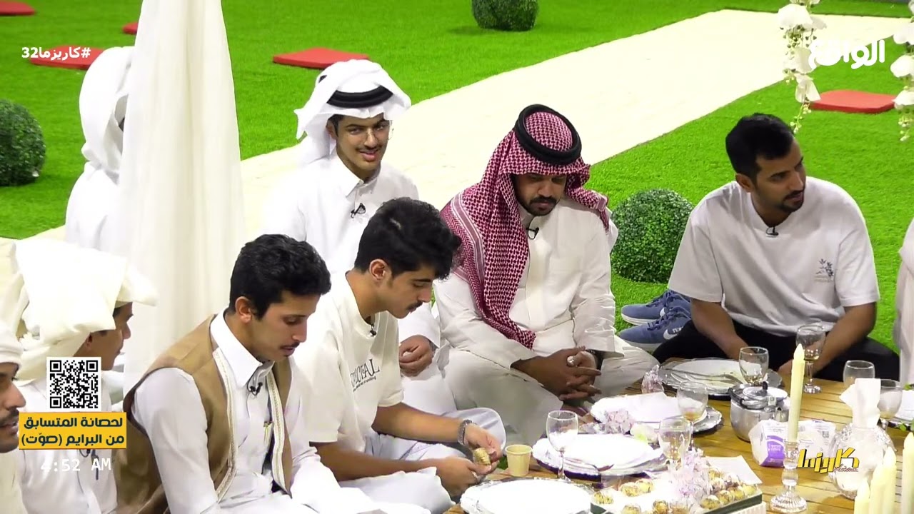 جلسة المتسابقين بضيافة فريق دعم نايف بن ثامر 