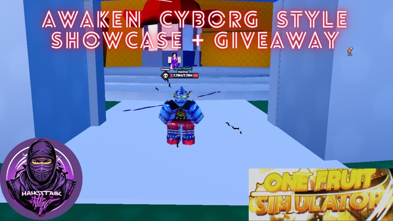 Roblox One Fruit Simulator Awaken Cyborg And Become Franky EggHead Update + Awaken skip Giveaway