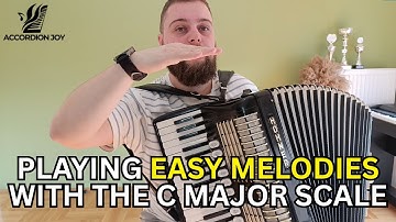 Learn Simple Melodies on Accordion FAST in C Major Scale