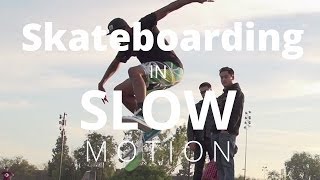 Skateboarding in slow motion - test at 120 fps