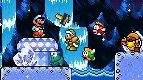 NSMW2: Epic Adventure (SMBX 1.4.4) - LEVEL: Beautiful Crystals.