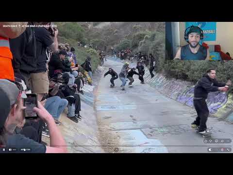 Reacting to skateboarders death race..