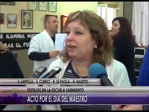B108 NOTA ACTO POR EL DIA DEL MAESTRO ESC SARMIENTO