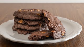 ザクっと食感がたまらない！チョコとナッツのチャンククッキー / 手作りバレンタイン