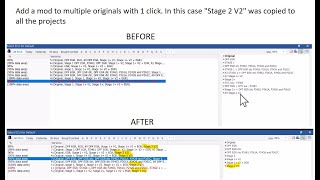 Copy modified files to multiple projects with 1 click