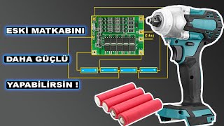 Sıfırdan, Çok Güçlü Matkap Bataryası Yaptık ( Tamirat Tadilat)