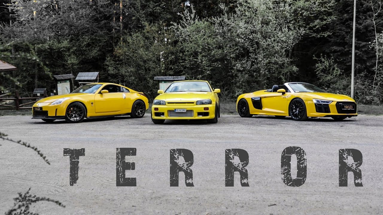 Yellow Terror YELLOW TERROR | R8 Spyder | R34 | 350Z - YouTube