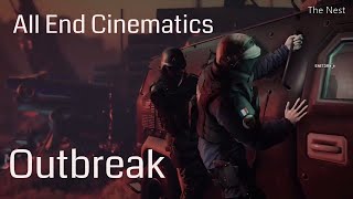 Rainbow Six Siege - Outbreak All Missions Ending Cutscenes\/Cinematics