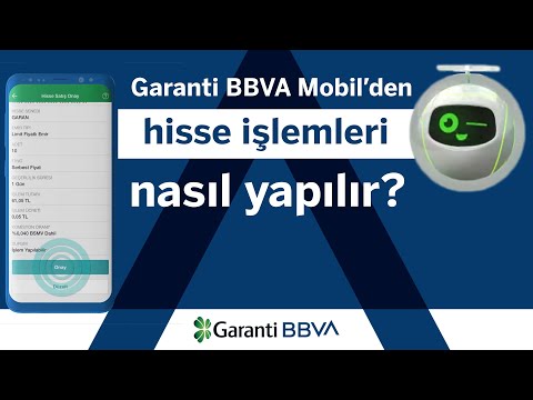 Garanti BBVA Mobil’den Hisse İşlemleri nasıl yapılır?