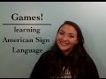 Games for learning American Sign Language!