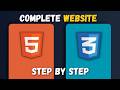Build a Complete Responsive Website Using HTML & CSS | Full Tutorial | Vibra-s Team Official