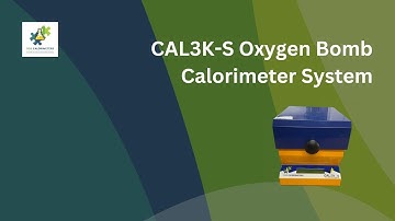 CAL3K-S Oxygen Bomb Calorimeter System - Operation