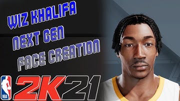 WIZ KHALIFA NEXT GEN FACE CREATION NBA 2K21