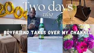 VLOG:MR L TAKES OVER MY CHANNEL|SPA DATE|2K CELEBRATION|MALL RUN MORE #southafricanyoutuber #vlog