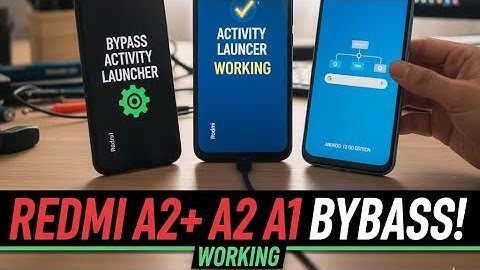 Redmi A1/A2/A3 FRP Unlock (100% WORKING!)
