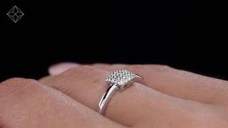 Stellato Collection Diamond Ring 0.03ct In 9k White Gold - E5995 screenshot 5