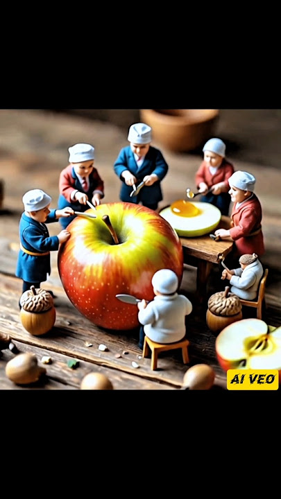 'Tiny World Apple Juice Factory 🍎 | Magical Miniature Life'