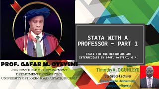 STATA FOR THE BEGINNERS AND INTERMEDIATE   PART 1